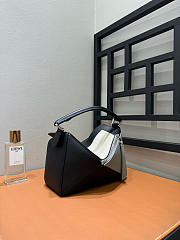 Loewe Small Puzzle Bag In Nappa Calfskin Grey/Light Ghost - 24x16.5x10.5cm - 6