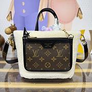 LV Ski Neverfull Bandoulière Inside Out BB Monogram Shearling Canvas and Shearling M26315 - 26.5x16.5x11cm - 3