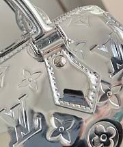 LV Speedy Bandoulière 20 Silver Monogram Embossed Canvas M11987 - 20.5x13.5x12cm - 5