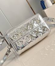 LV Speedy Bandoulière 20 Silver Monogram Embossed Canvas M11987 - 20.5x13.5x12cm - 3