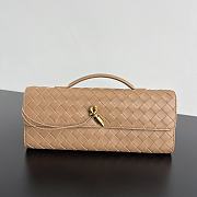 Bottega Veneta Andiamo Clutch Pale Brown- 31x13x3cm - 4