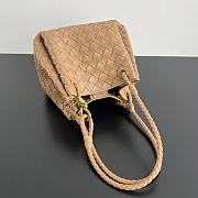 Bottega Veneta Small Parachute Pale Brown Bag - 21x17x16.5cm - 4
