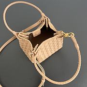 Bottega Veneta Small Parachute Pale Brown Bag - 21x17x16.5cm - 3