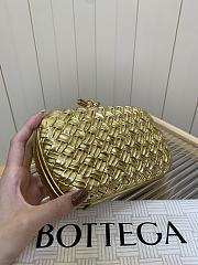 Bottega Veneta Knot Minaudiere Clutch Gold - 19x11.5x5cm - 2