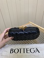 Bottega Veneta Knot Minaudiere Clutch Black - 19x11.5x5cm - 4