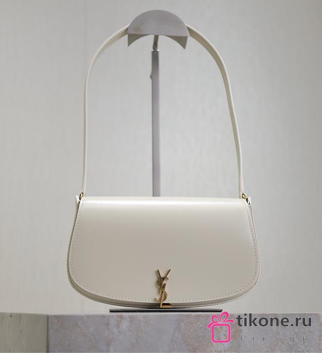YSL Mini Voltaire In Box Saint Laurent White - 21x11x4.5cm - 1