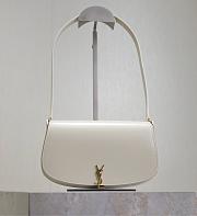 YSL Mini Voltaire In Box Saint Laurent White - 21x11x4.5cm - 1