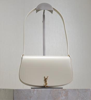 YSL Mini Voltaire In Box Saint Laurent White - 21x11x4.5cm