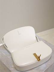 YSL Mini Voltaire In Box Saint Laurent White - 21x11x4.5cm - 2