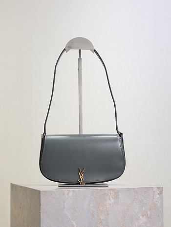 YSL Mini Voltaire In Box Saint Laurent Gray - 21x11x4.5cm