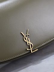 YSL Mini Voltaire In Box Saint Laurent Strong Moss - 21x11x4.5cm - 4
