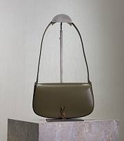 YSL Mini Voltaire In Box Saint Laurent Strong Moss - 21x11x4.5cm - 1