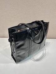 Prada Large Leather Tote Bag Black 1BG460 - 39x31x10cm - 6
