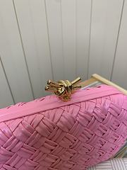 Bottega Veneta Knot Minaudiere Clutch Pink - 19x11.5x5cm - 5