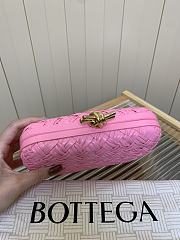 Bottega Veneta Knot Minaudiere Clutch Pink - 19x11.5x5cm - 3