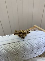 Bottega Veneta Knot Minaudiere Clutch White - 19x11.5x5cm - 6