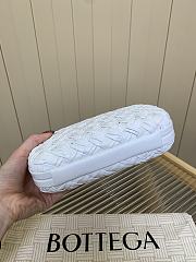 Bottega Veneta Knot Minaudiere Clutch White - 19x11.5x5cm - 5