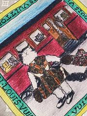 LV Travels With Grace Coddington Carry It Meowgram Cotton Canvas M15128 - 37x37x2cm - 5