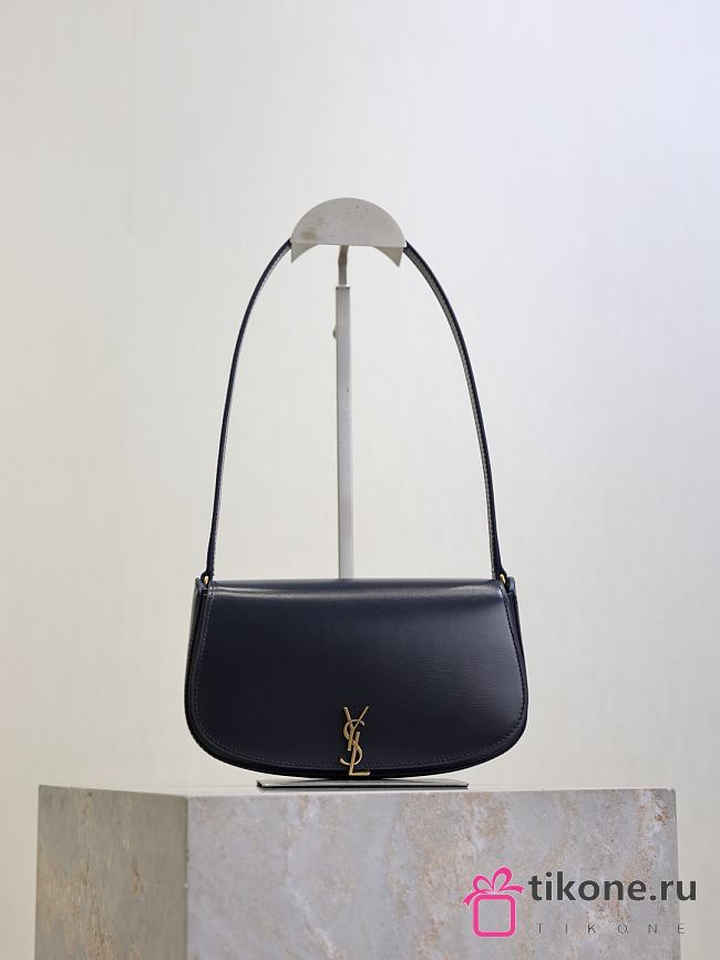 YSL Mini Voltaire In Box Saint Laurent Navy - 21x11x4.5cm - 1