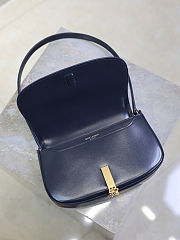 YSL Mini Voltaire In Box Saint Laurent Navy - 21x11x4.5cm - 2