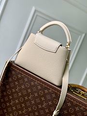 LV Capucines BB Taurillon Leather Sable/Quartz M25461 - 27x17.3x9cm - 4