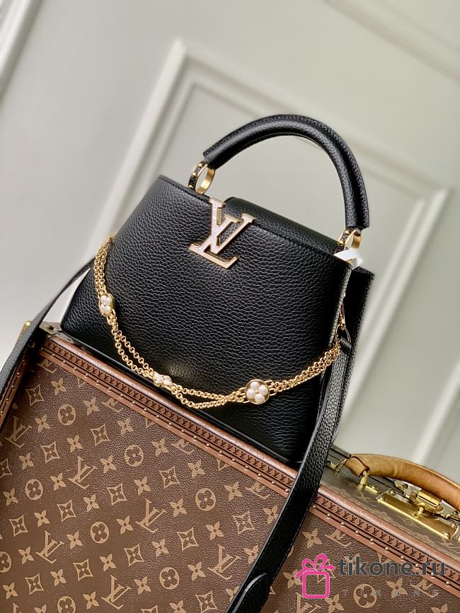 LV Capucines BB Taurillon Leather Black M25862 - 27x17.3x9cm - 1