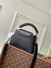 LV Capucines Mini Taurillon Leather Black M25903 - 21x13.6x8cm - 4