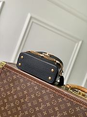 LV Capucines Mini Taurillon Leather Black M25903 - 21x13.6x8cm - 3