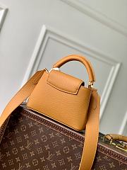 LV Capucines Mini Taurillon Leather Orange M23703 - 21x13.6x8cm - 2