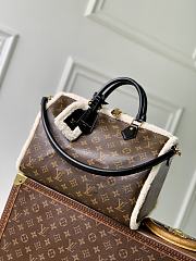 LV Ski Speedy Soft 30 Teddy Monogram Shearling M26326 - 30x21x17cm - 1