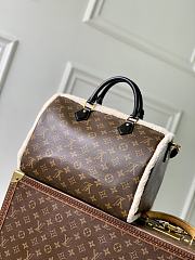 LV Ski Speedy Soft 30 Teddy Monogram Shearling M26326 - 30x21x17cm - 6
