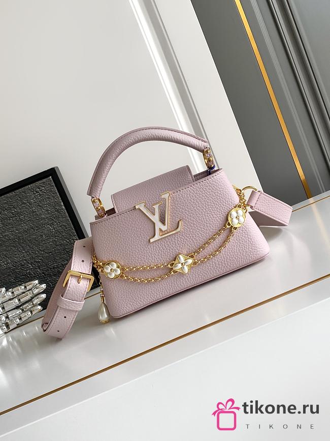 LV Capucines East-West Mini Misty Lilac M25476 - 22x12x8cm - 1