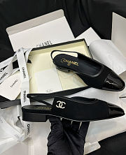 Chanel 25 Slingback Suede Black 2cm - 4
