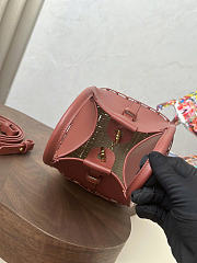 Loro Piana Micro Bale Bag Calfskin Rattan Malt - 16x13.5x13cm - 5