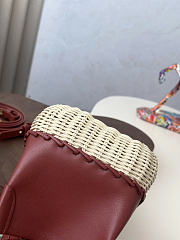 Loro Piana Micro Bale Bag Calfskin Rattan Malt - 16x13.5x13cm - 3