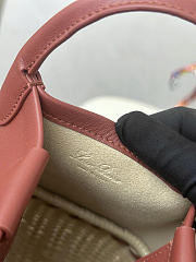 Loro Piana Micro Bale Bag Calfskin Rattan Malt - 16x13.5x13cm - 2