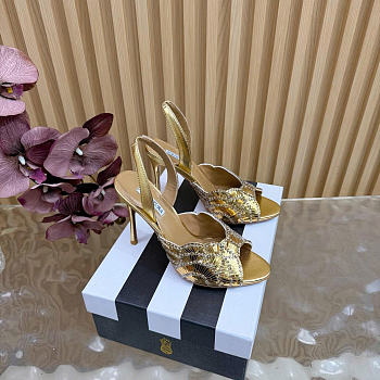 Aquazzura Ce Soir Sandal 105 Gold