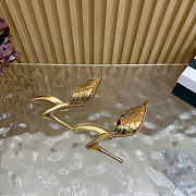 Aquazzura Ce Soir Sandal 105 Gold - 4