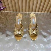 Aquazzura Ce Soir Mule 75 Gold - 5