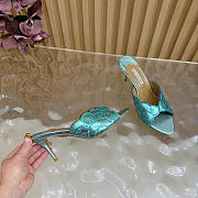 Aquazzura Ce Soir Mule 75 Blue - 6