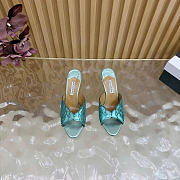 Aquazzura Ce Soir Mule 75 Blue - 4