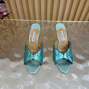 Aquazzura Ce Soir Mule 75 Blue - 2