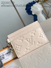 LV Charms Card Holder Beige - 10.2x7.3x0.3cm - 6
