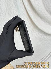 LV Charms Card Holder Black - 10.2x7.3x0.3cm - 5
