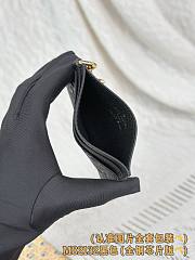 LV Charms Card Holder Black - 10.2x7.3x0.3cm - 3