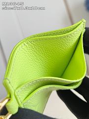 LV Charms Card Holder Green - 10.2x7.3x0.3cm - 6