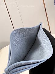 LV Charms Card Holder Blue Frost M26523 - 10.2x7.3x0.3cm - 6