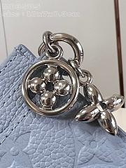 LV Charms Card Holder Blue Frost M26523 - 10.2x7.3x0.3cm - 3