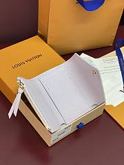 LV Victorine Wallet Monogram Empreinte Leather Light Purple - 12x9.5x2.5cm - 6