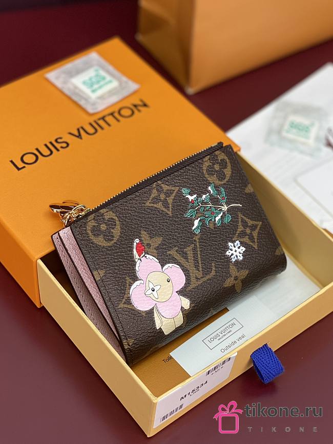 LV Lisa Wallet Monogram Snowy Pearl M15334 - 11.5x9x1.5 cm - 1